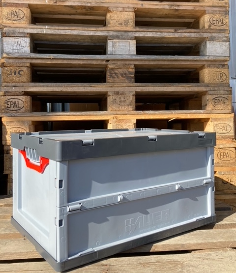 Produktfoto U-Kiste mit Deckel (Faltbox) - klein